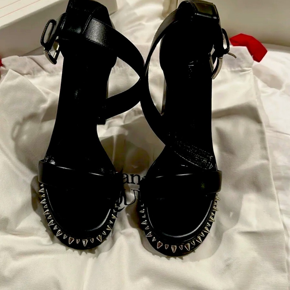Alexander McQueen Strapped Heels. Sexy , great for a fun night.